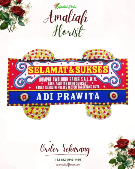 Papan Bunga Ucapan Selamat Kemurang Kulon